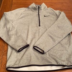 Nike Dri-fit 3/4 zip pull over